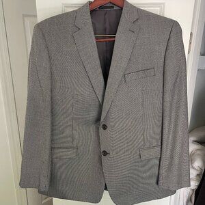 Lauren Ralph Lauren Brown Houndstooth Sport Coat 46R NWOT!